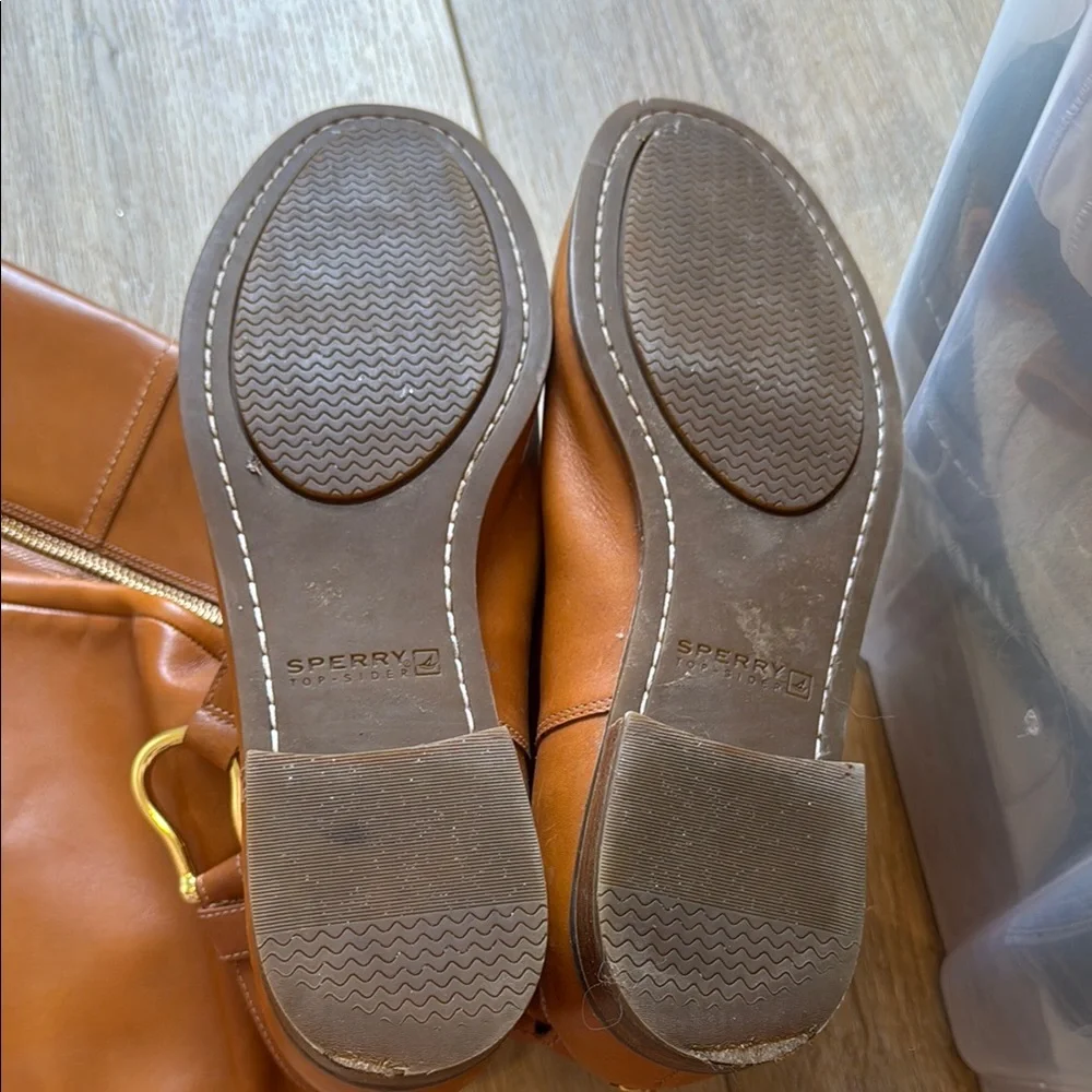 Sperry Brown Leather Riding Boots - Picture 3 of 4
